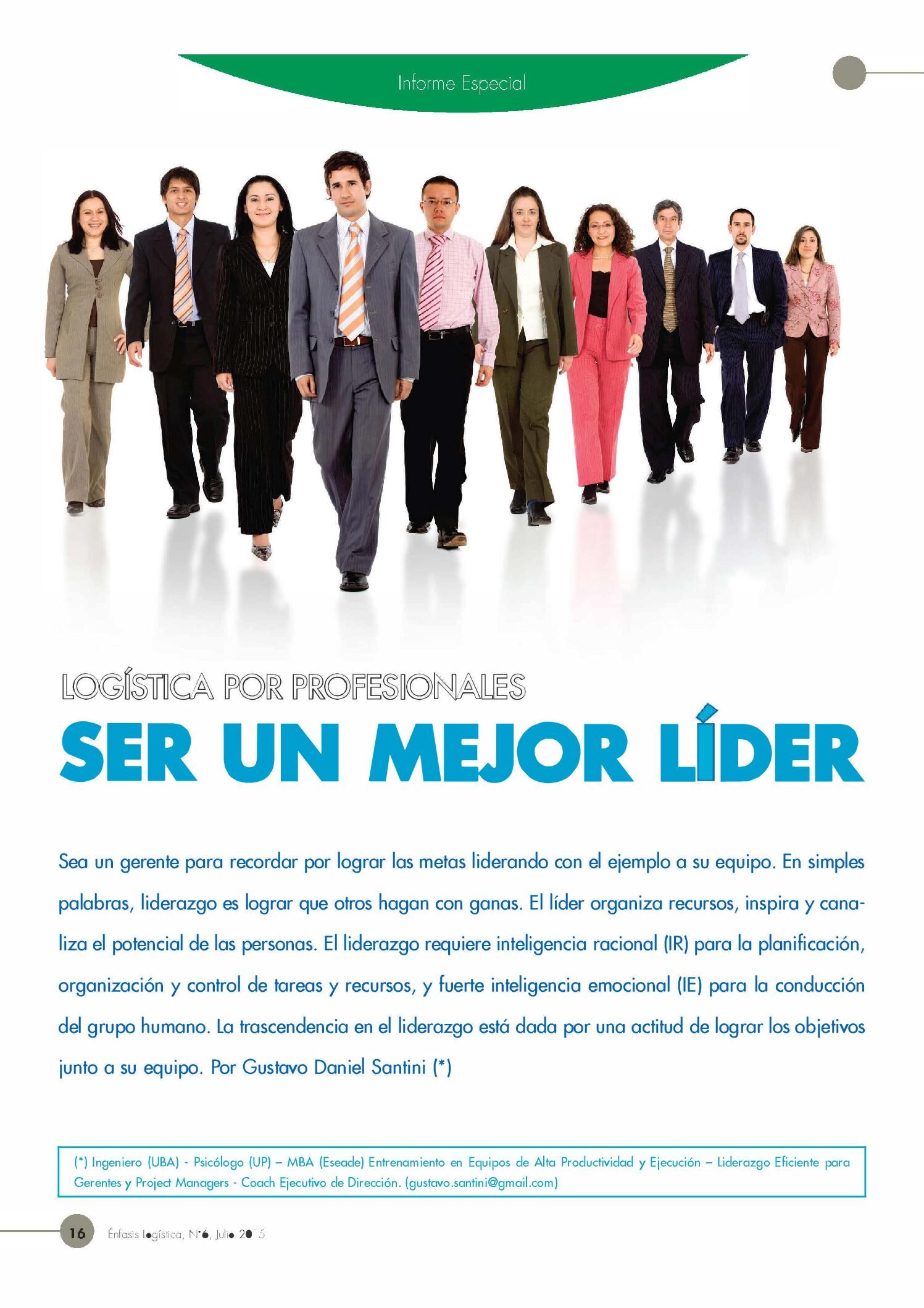 SER UN MEJOR LIDER - Revista ENFASIS